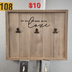 Wooden photo holder